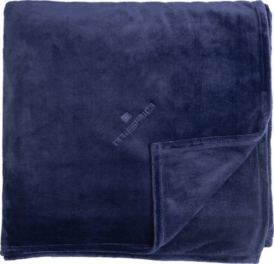 Mistral Home - PLAID - Flanell - 240 x 220 cm - einfarbig - blau