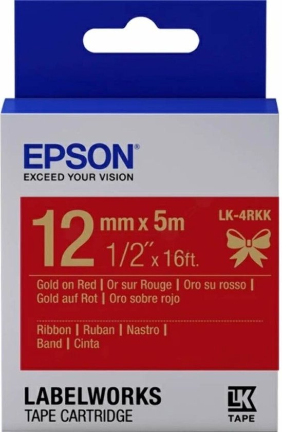 Original-Tintenpatrone Epson LK-4RKK Rot
