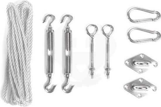 Perel Montagekit met 2 spanwartels