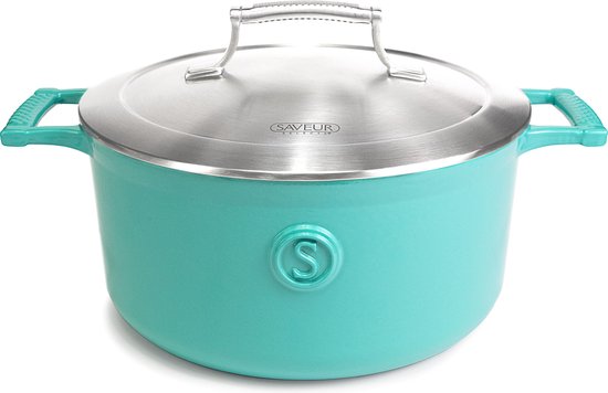 Saveur Selects - Voyage Kasserolle - Ø25 cm - Gusseisen - PFAS-frei - Induktion - Saveur Blau