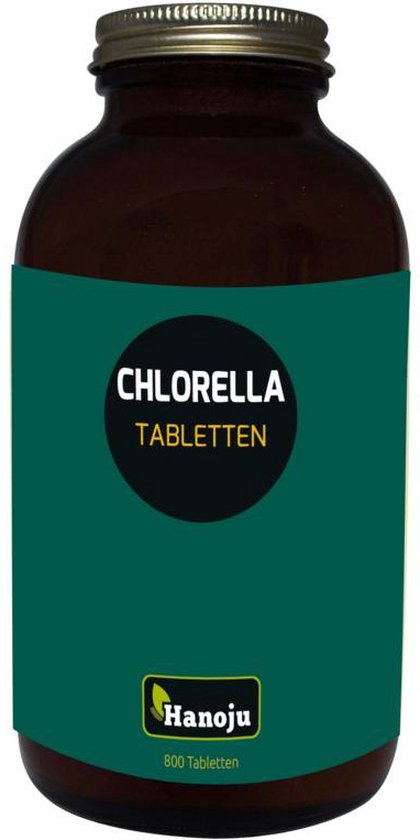 Hanoju Bio Chlorella 400 Mg Glasfläschchen - 800 Tabletten