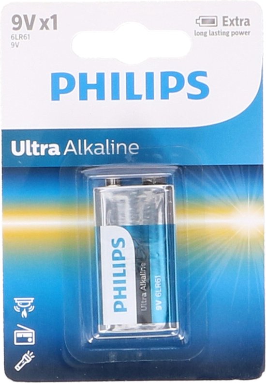 Philips 6LR61 - 9V-Batterie - 1 Stück