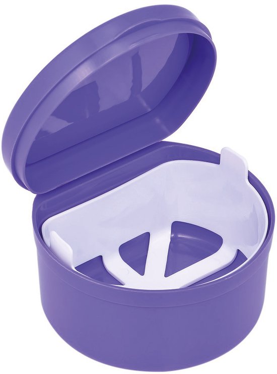 Prothesentablett - Bracket-Tray - Inkl. Tropfschale - Lila - Für - Zahnspange - Zahnersatz - Prothese - Bracket-Tray - Bracket-Box - Tablett