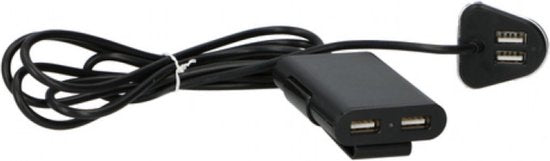All Ride USB Ladegerät für Auto - Autoladegerät - 12/ 24 Volt - Splitter für Zigarettenanzünder