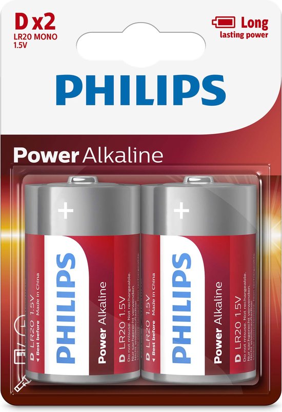 Philips LR20P2B - D / LR20 Batterien - 2 Stück
