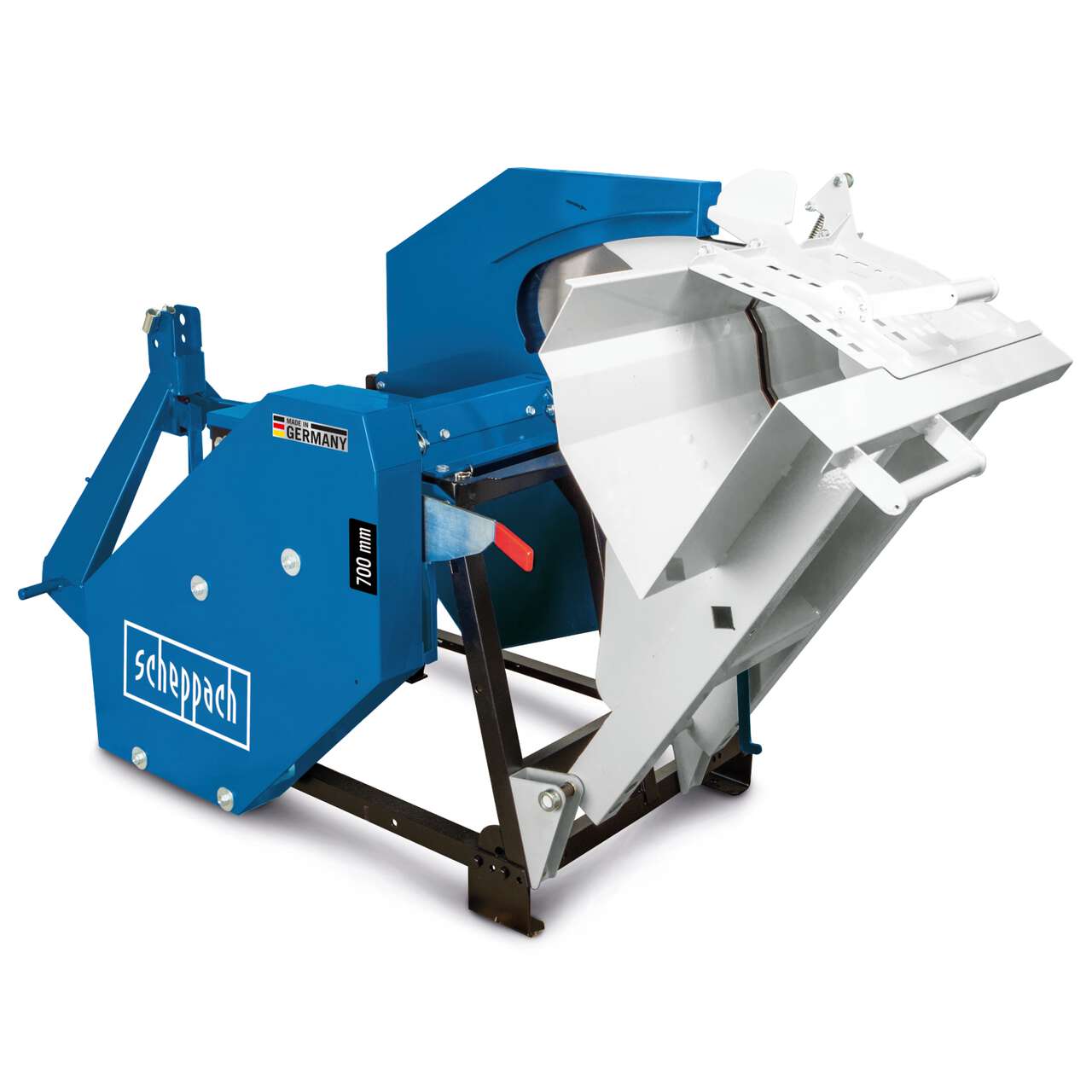 Wippsäge KW-Z 7 Scheppach - Zapfwellenantrieb | 700mm HW-Sägeblatt | 250-1500mm Schnittlänge | Schnitt-Ø 260mm