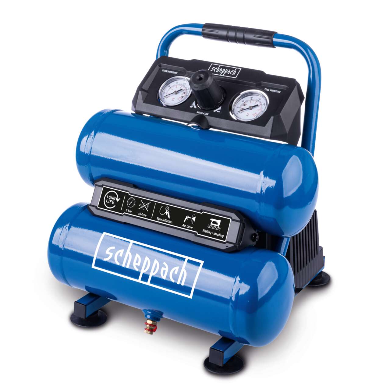 Kompressor HC10-Twin Scheppach - 230V | 8 bar | 7