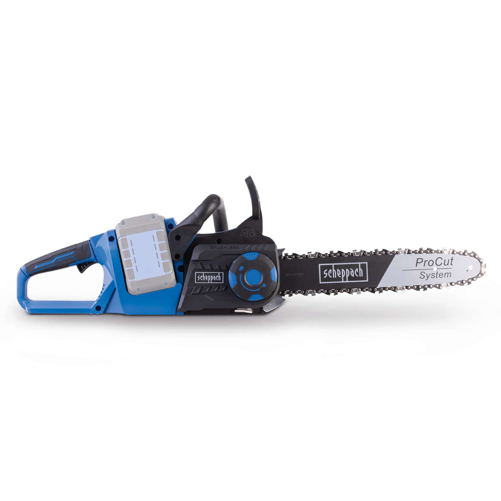 Akku-Kettensäge BC-CS355Duo-X Scheppach | Brushless | Schnittlänge 33