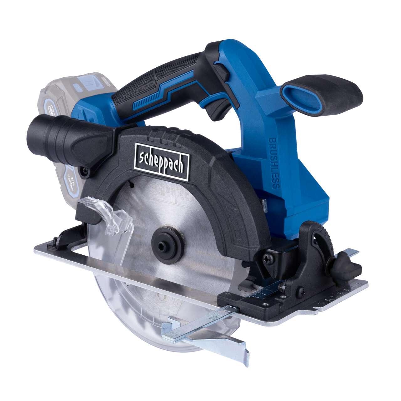 Akku-Handkreissäge BC-HCS165-X Scheppach | Brushless | Sägeblatt Ø165mm | Schnitttiefe max. 55mm