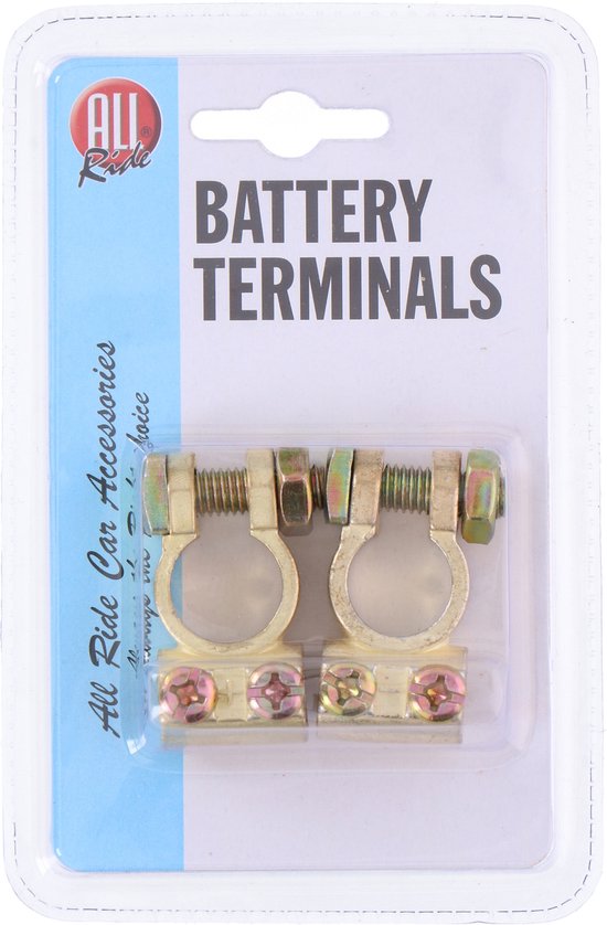 All Ride Batterieklemmen Set 2 Stück - Batterieklemmen - 12.5MM Innendurchmesser - Kabel bis zu 100MM² - Kupfer
