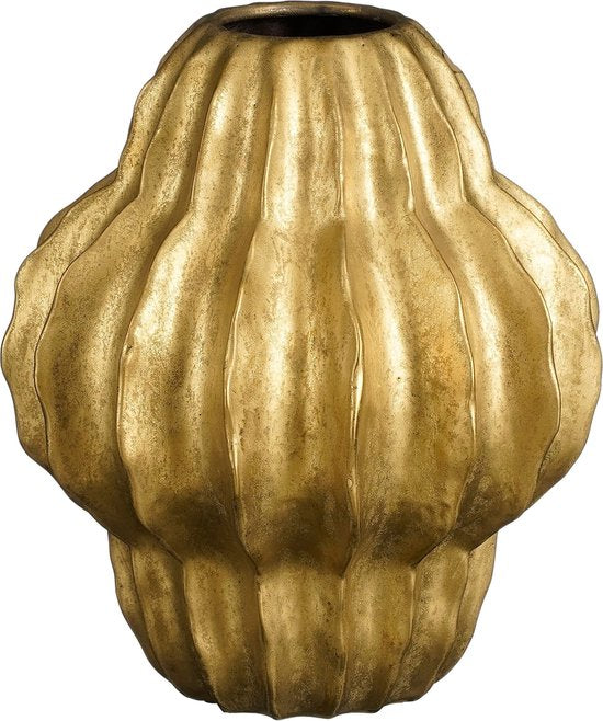 Mica Decorations Altea Vase - H28 x Ø25 cm - Keramik - Gold