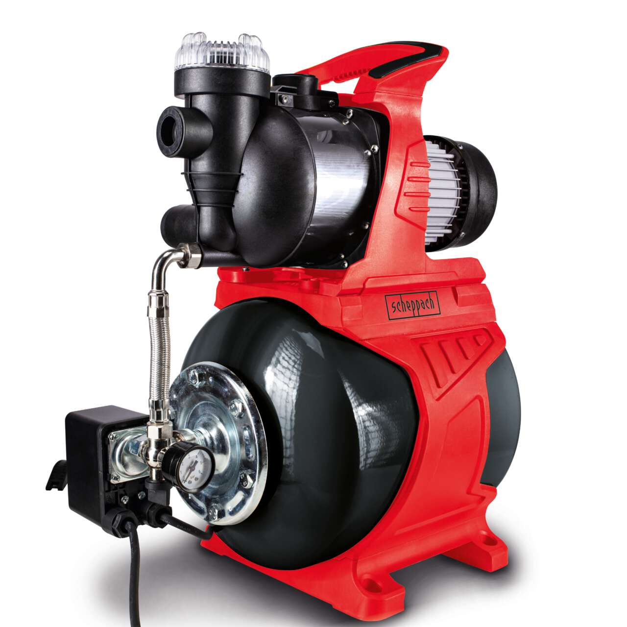 Hauswasserwerk HWW1000 Scheppach - 1000W | 4300 L/h | 19L Tank | Förderdruck 4