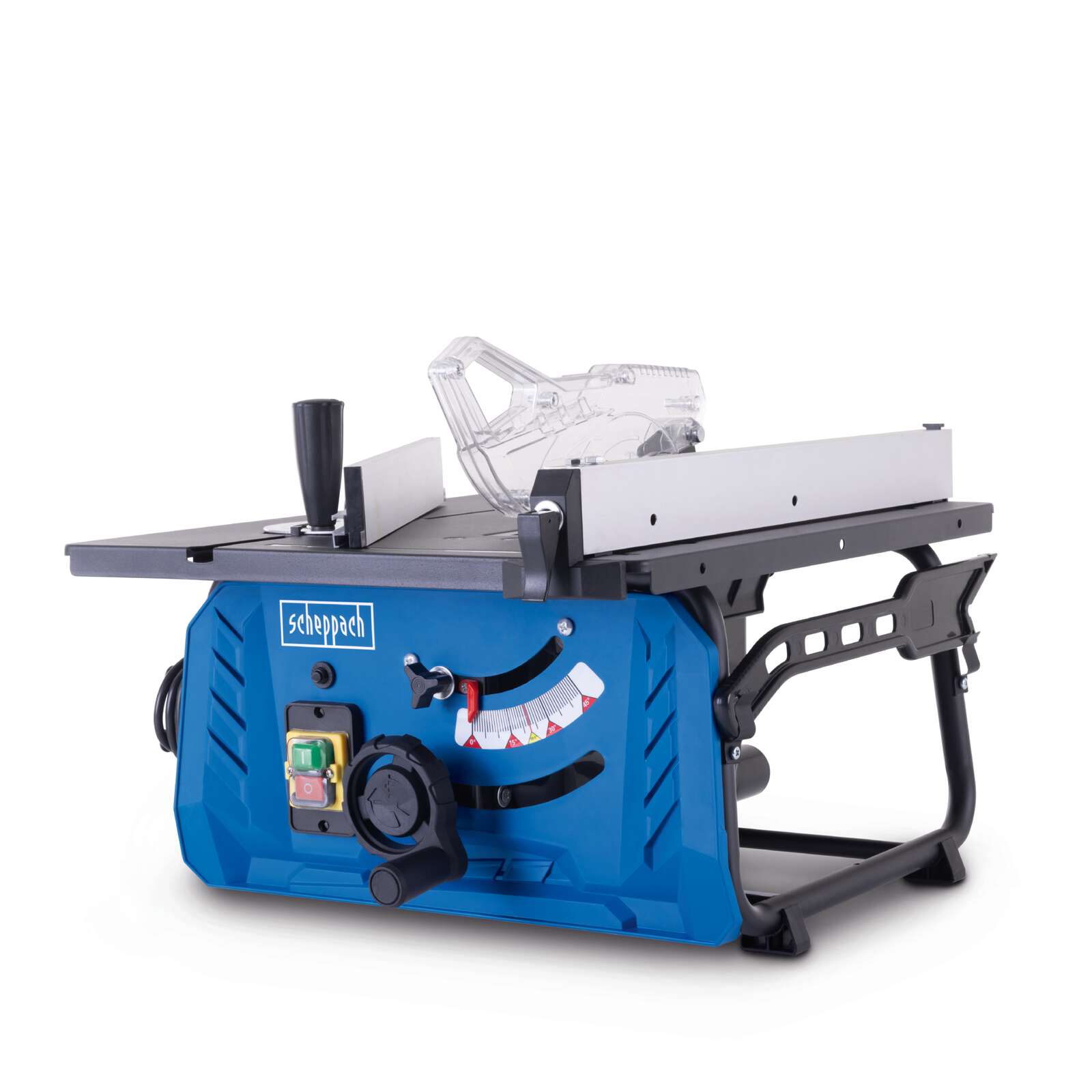 Tischkreissäge HS210 Scheppach - 70 mm Schnitthöhe | 1500W 230V | Tischgröße 500 x 445 mm | Ø210 mm Sägeblatt | inkl. Querschneidlehre & Längsanschlag