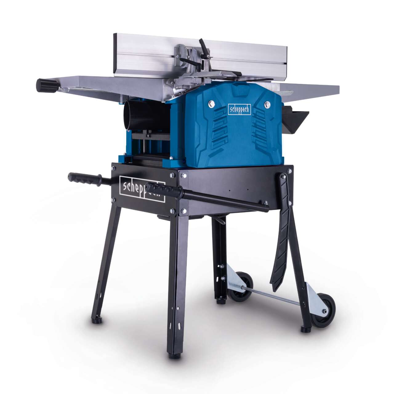 Abricht- & Dickenhobel HMS1500 Scheppach - 2200W 230V | 260mm Hobelbreite | 160mm Durchlasshöhe | inkl. fahrbares Untergestell