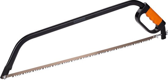 BLACK+DECKER Bogensäge BXGTTO7034 - 30"/76CM - Soft Comfort Handle - Stoßdämpfend - Knöchelschutz - Stahl - Schwarz/Orange