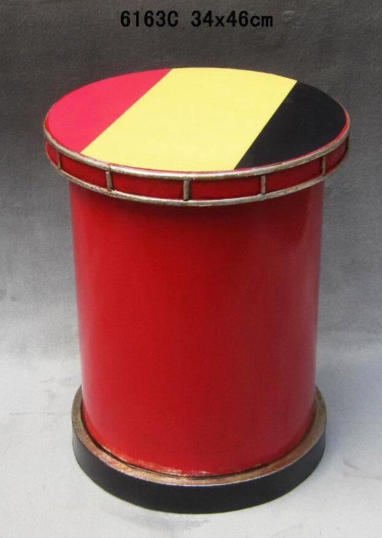 Hocker Pouf Version Belgien Red Devils