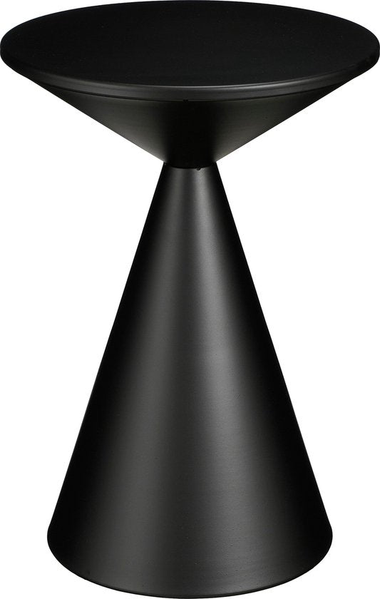 Mica Decorations Royale Beistelltisch - H55 x Ø40 cm - Metall - Schwarz