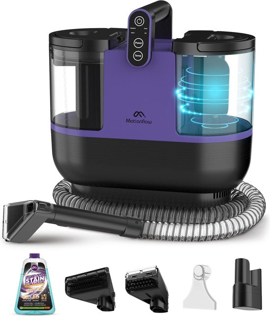 Motionflow - Teppichreiniger - Turbo- & Heizfunktion - 1200 W - Schlauchlänge 1