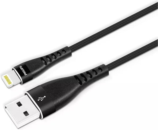 Philips Ladegerät USB DLC5204V/00 - 120 cm - Lightning - Apple - Schwarz