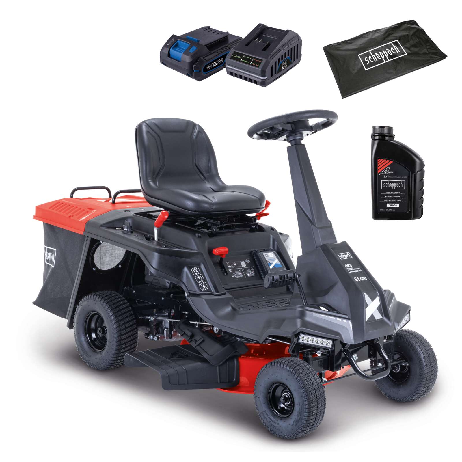 Benzin-Aufsitzrasenmäher MR235-61 Scheppach - 6