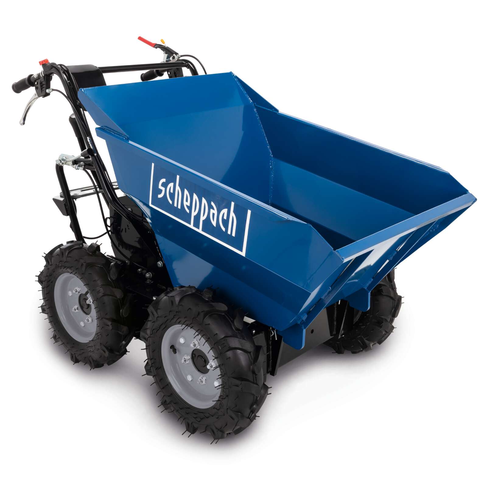 Dumper DP3000 Scheppach - 5.6 PS | 300kg | inkl. Flachpritsche für Holz / Stückgutbeförderung