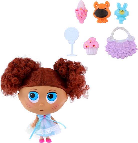 Eddy Toys Puppen Set - Mit Zubehör - 20x11x19cm - Dessert Thema