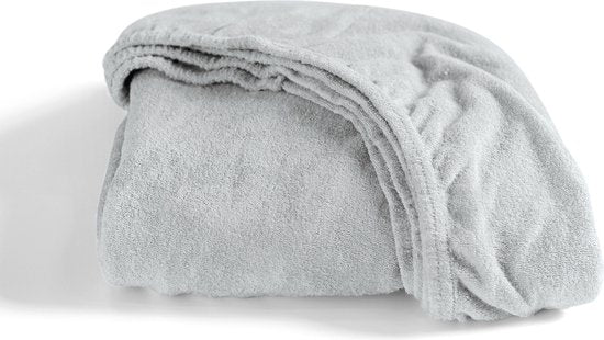 Cinderella - Spannbetttuch - Frottee - 180x200/210 cm - Bis zu 30 cm Matratzenhöhe - Hellgrau