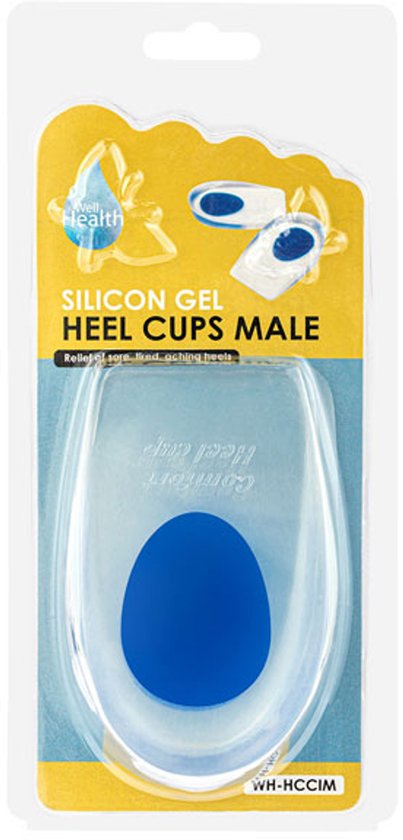 Wellhealth - Komfortable Fersenspornpolster für zusätzlichen Halt - Männer - 2 Paar