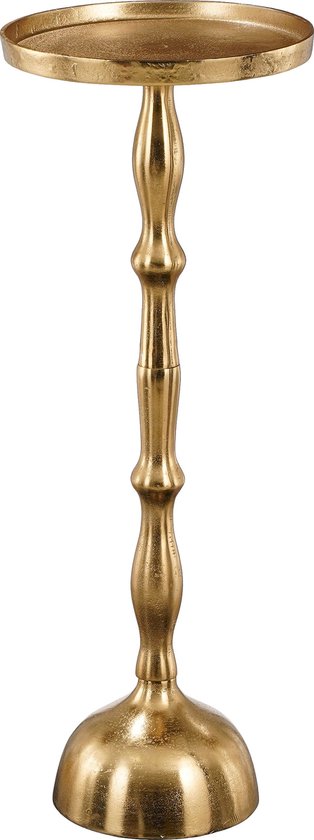 Mica Decorations Duco Beistelltisch - H66 x Ø25 cm - Recyceltes Aluminium - FSC 100% - Gold