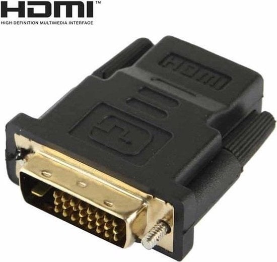 Garpex® DVI 24+1 auf HDMI Adapter - 1080p Full HD Konverter für Bild und Ton
