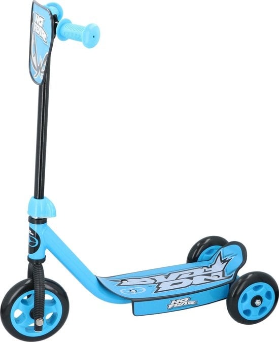 No Fear Kids Scooter - 3 Räder - 3+ - Max 20 Kilo - Blau oder Rot