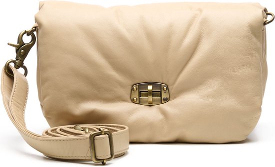 Chabo Bags - Diva Small - Umhängetasche - Crossbody Tasche - Leder - Creme