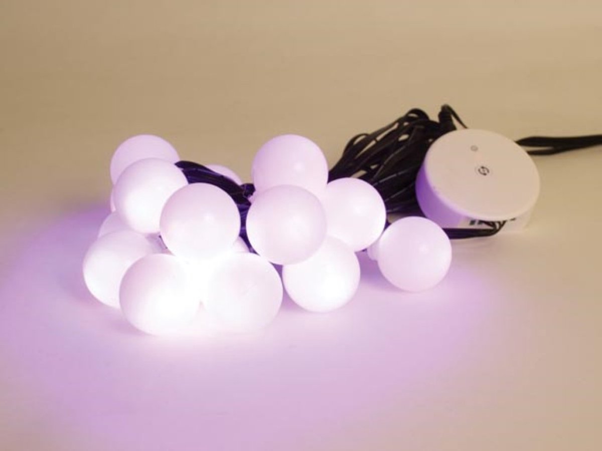 Light Creations Weihnachtsbeleuchtung - 8m - 16 Glühbirnen - Farbenfroh