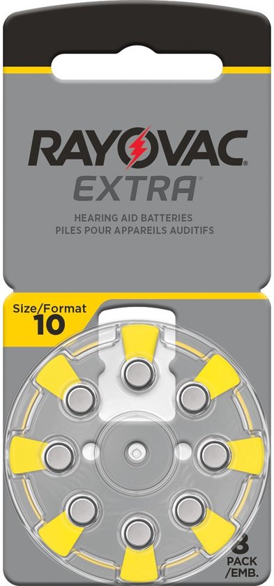 Rayovac Hörgerätebatterien - 105 mAh - 1