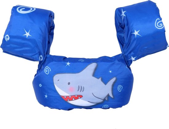 Qwali Puddle Jumper Shark - Sicherer Badespaß für Kinder von 0-6 Jahren (15-30 kg)