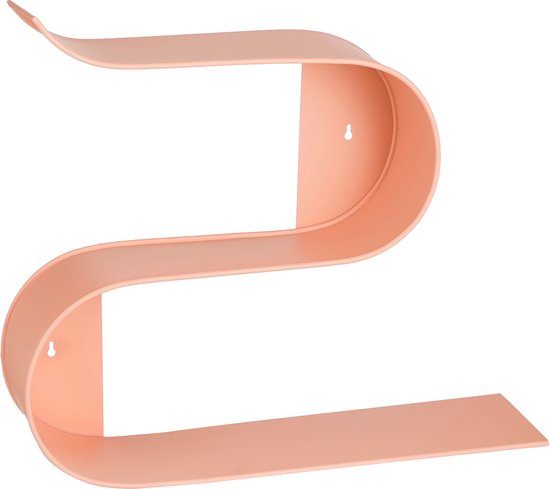 Mica Decorations Fenna Wandregal - L54 x B14 x H48 cm - Metall - Rosa