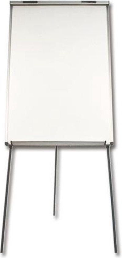 Flipchart mit Büroklammer - 70 x 100 cm - Magnetisch - Beschreibbar - weiß