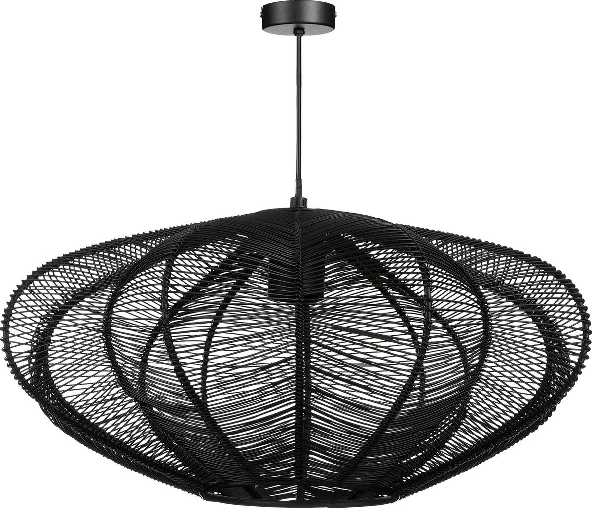 Mica Decorations Kanti Pendelleuchte - H20 x Ø41 cm - Metall - Schwarz