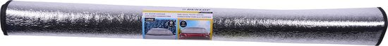 Dunlop 2-in-1 Sonnenschutz und Gefrierdecke Auto - Gefrierschutzdecke und Sonnenschutz Auto vorne - 99 x 190 CM - Temperaturen 50°C bis maximal 70°C - Passt in fast jedes Auto - Kunststoff - Silber