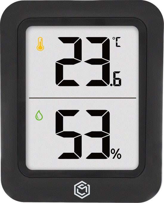Ease Electronicz Hygrometer Min/Max - Luftfeuchtigkeitsmesser - Digitale Wetterstation - Luftfeuchtigkeitsmesser - Thermometer für Innenräume