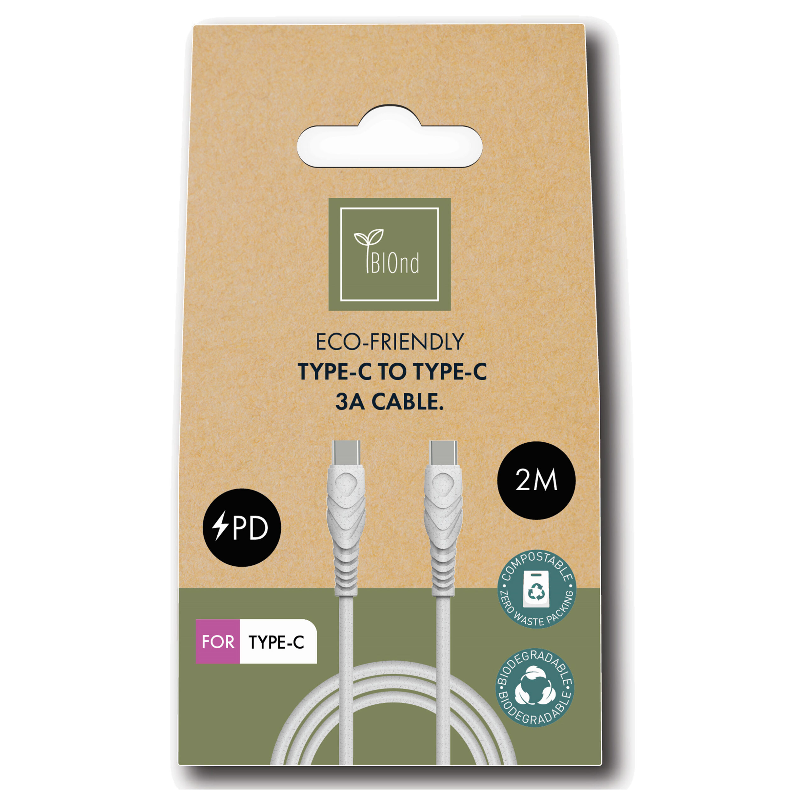 BIOnd USB-C auf USB-C - LadekabelNeuware -