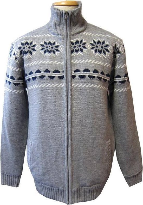 River Creek Gevoerd vest lichtgrijs maat XXXXXL