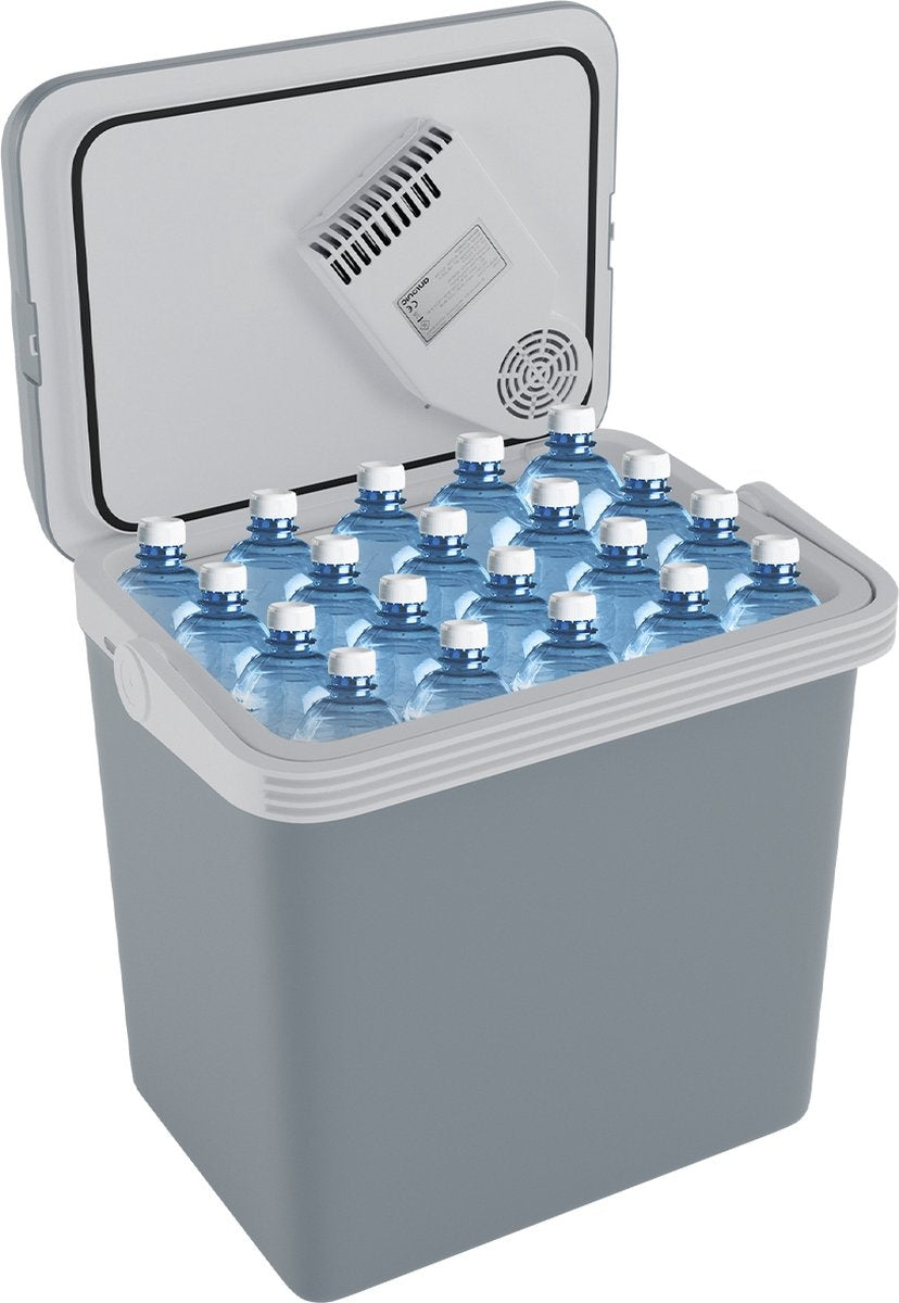 Auronic Electric Kühlbox - Kühlbox - 25L - 12V und 240V - Grau