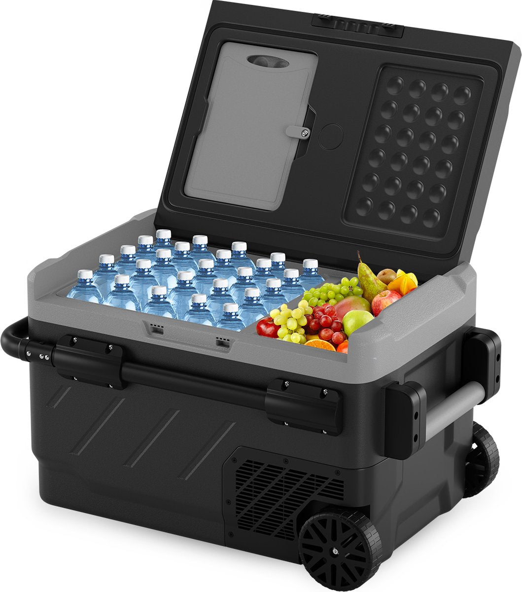 Auronic Compressor Coolbox Electric 12V und 230V - Gefrieren und Kühlen - Kühlbox - 40L - Frigobox - Grau