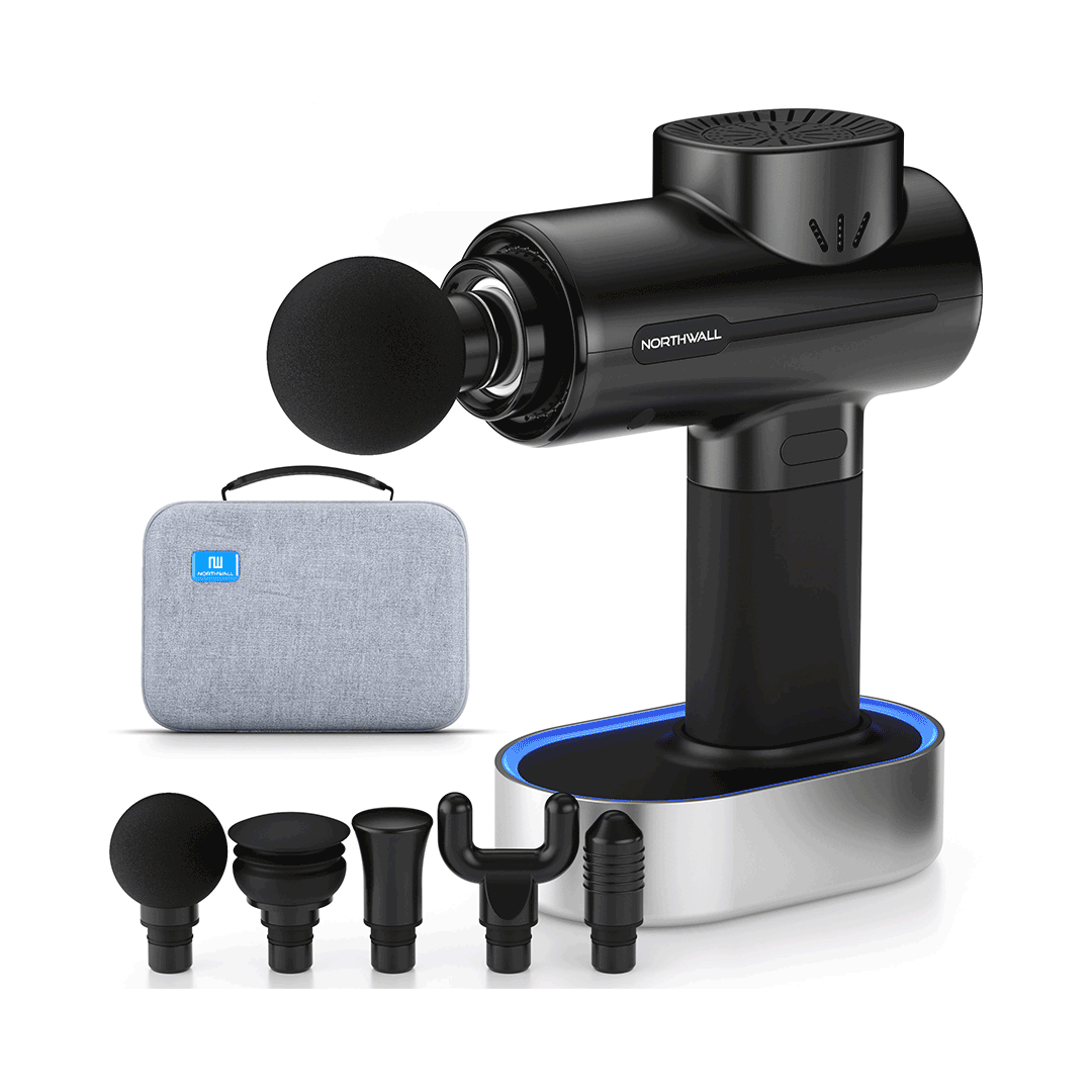 NorthGun Pro - Leistungsstarke Massagepistole mit Ladestation | Muskelerholung