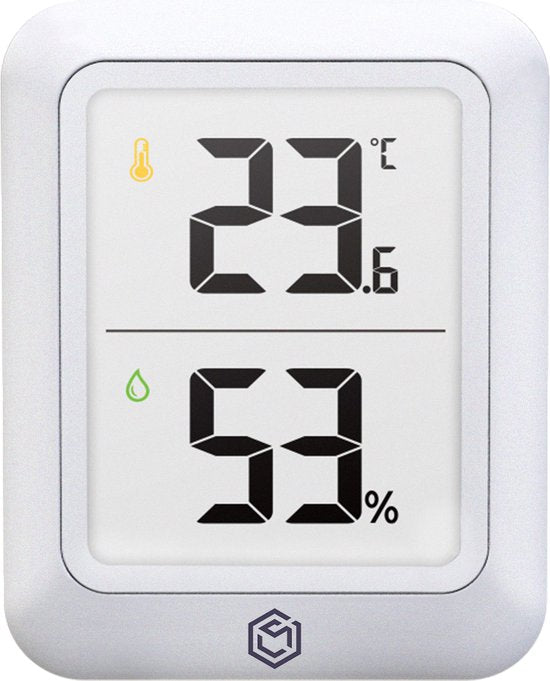 Ease Electronicz Hygrometer Min/Max - Luftfeuchtigkeitsmesser - Digitale Wetterstation - Luftfeuchtigkeitsmesser - Thermometer für Innenräume