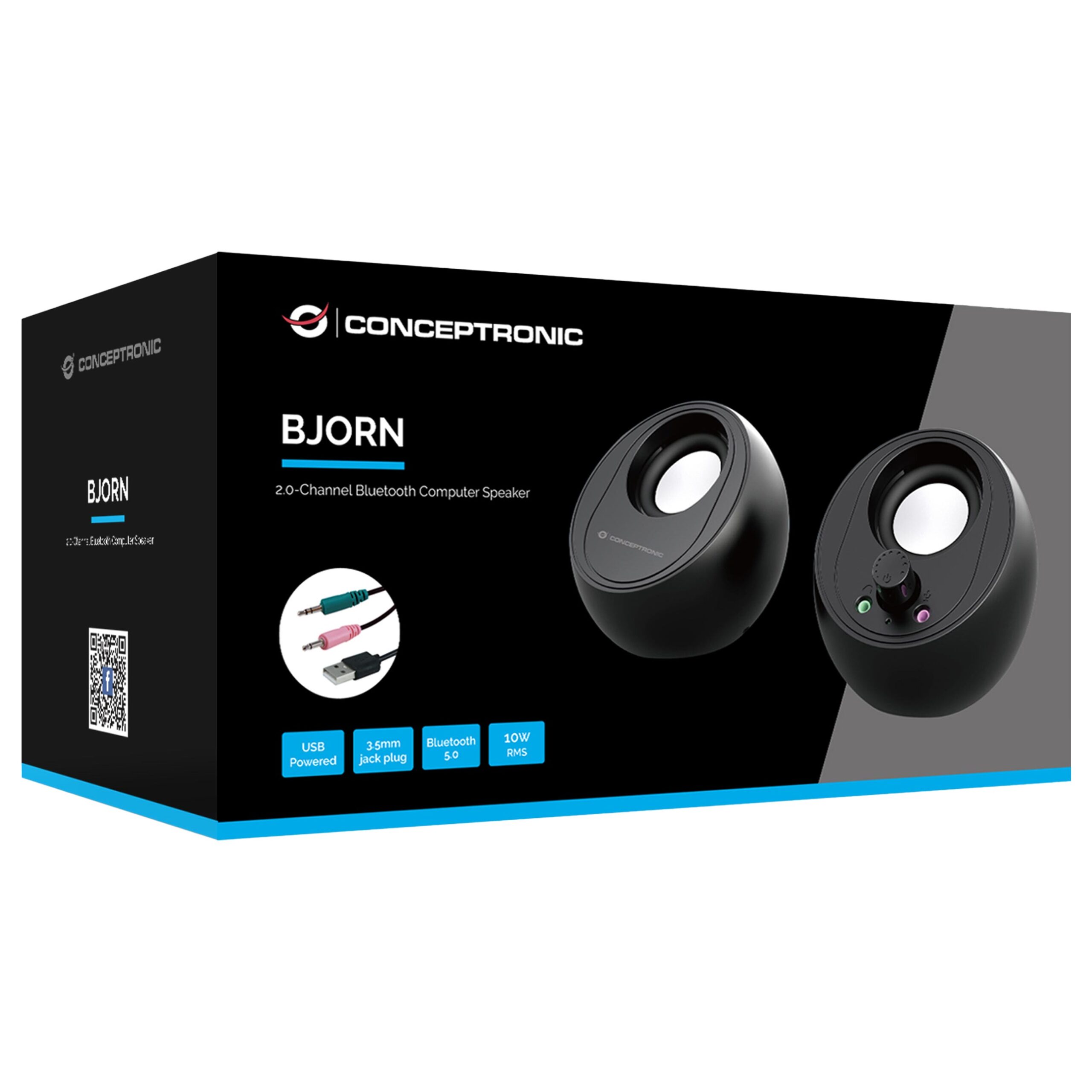 Conceptronic BJORN01B - PC Lautsprecher mit BluetoothNeuware -