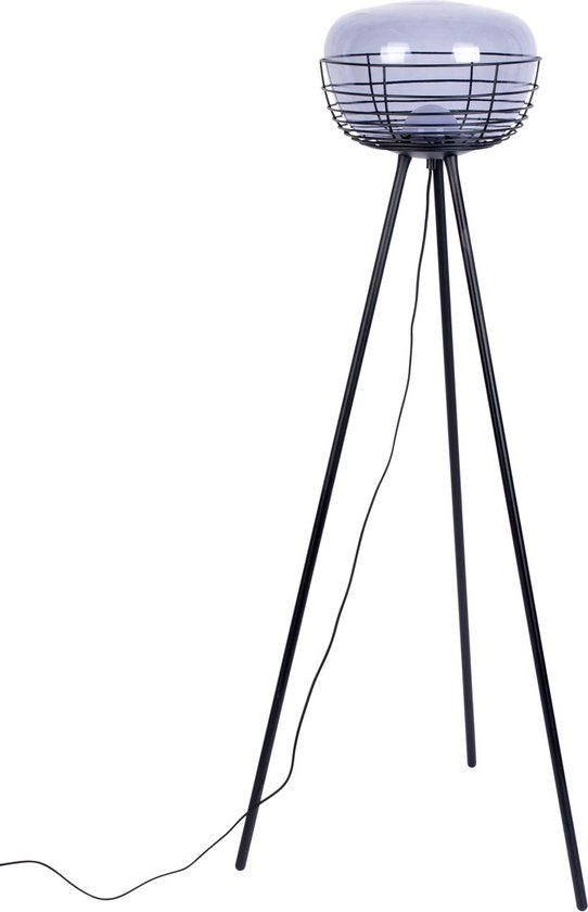 Zuiver Smokey Stehleuchte/Stehende Stativlampe Schwarz