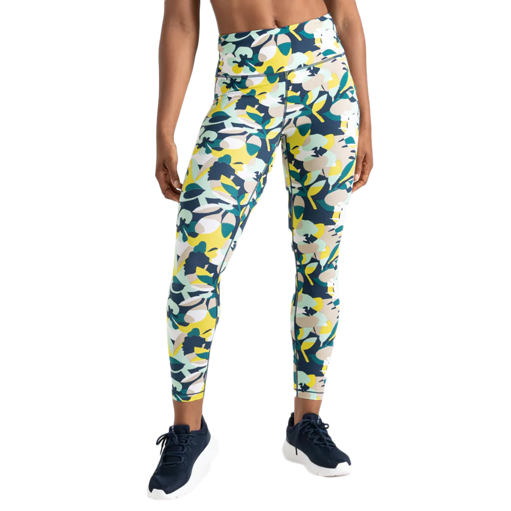 Dare2B Influential Leggings - Recycelt - Hockstabil - Schnelltrocknend - Schlüsseltasche - Reflektierend