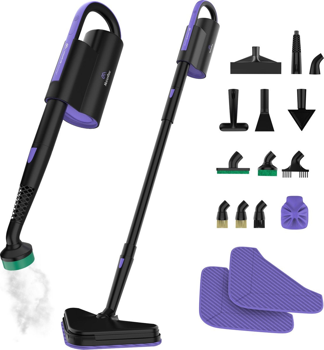 Motionflow - 16-in-1 Dampfreiniger - Fleckenreiniger - Tiefenreinigung für Boden